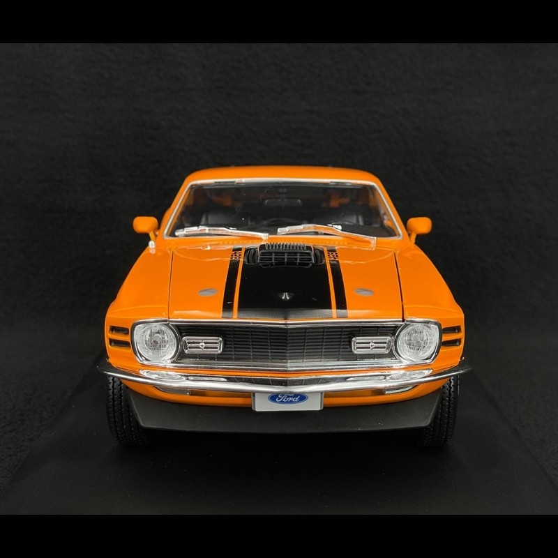 Ford Mustang Mach 1 1970 Orange Schwarz 1 18 Maisto 31453O