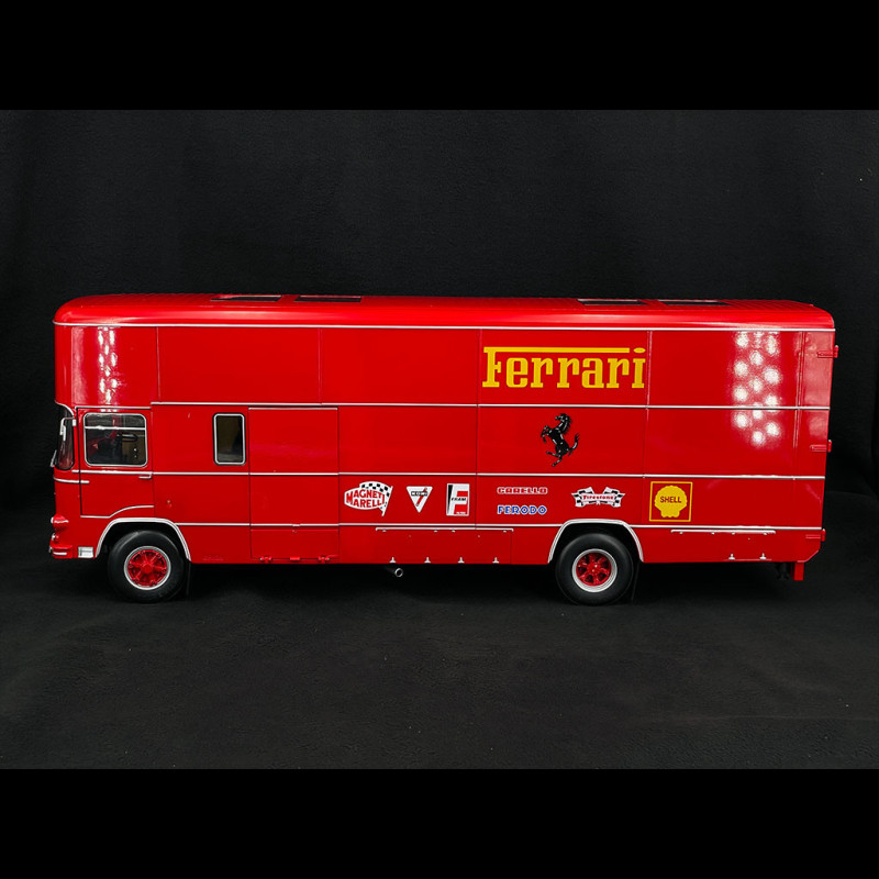 Fiat OM 150 Rolfo Ferrari Race Transporter 1967 Red 1 18 CMR CMR176