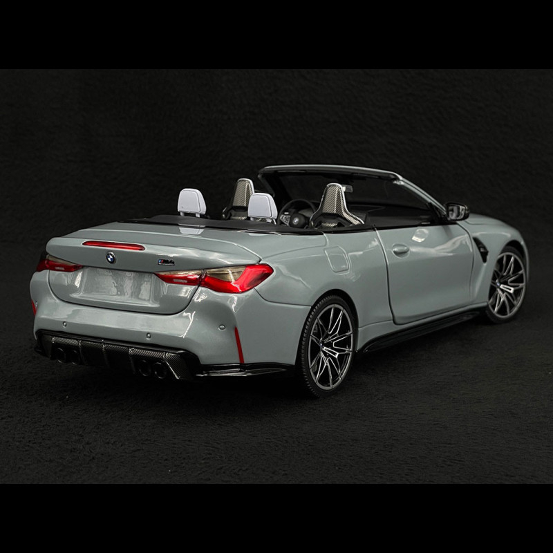 BMW M4 Cabriolet 2020 Metallic Grau 1 18 Minichamps 110021032