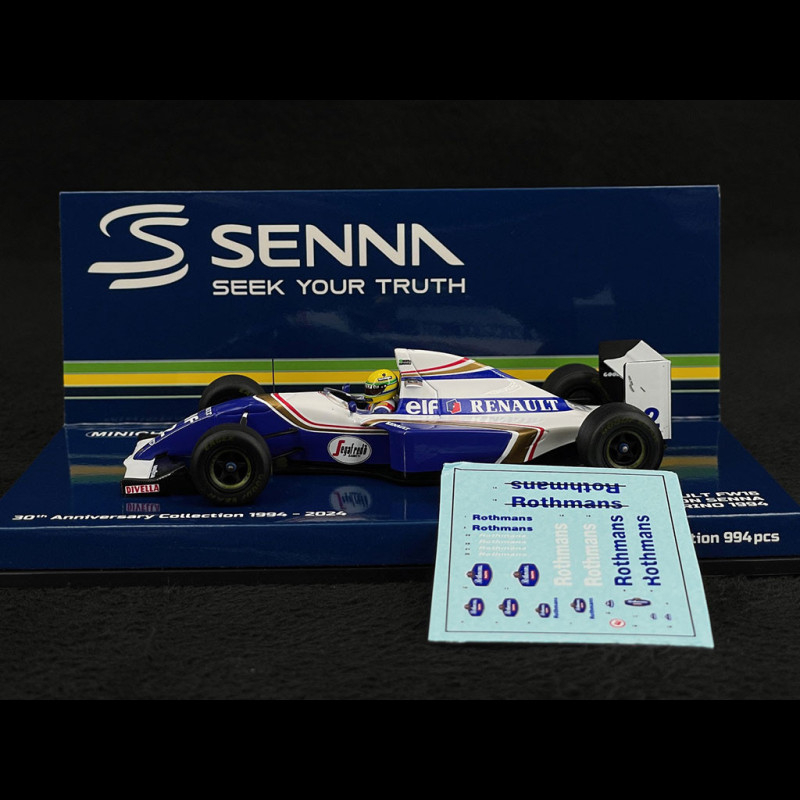 Ayrton Senna Williams Renault Fw N Dirty Version Gp San Marino