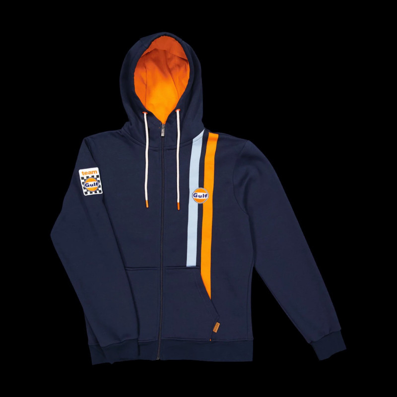 Gulf Jacke Racing Timeless History Marineblau Gu Ssm Herren