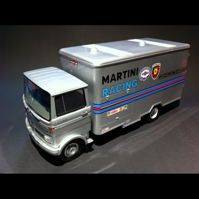 Koffer Lkw Mercedes Benz Lp Porsche Martini Grau Premium