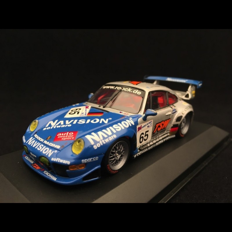 Porsche 911 GT2 993 N 65 Roock Racing Navision 24h Le Mans 1998 1 43