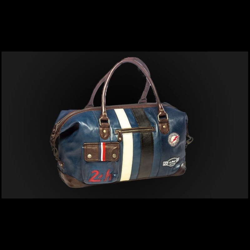 Grand Sac Cuir H Le Mans Bleu Royal