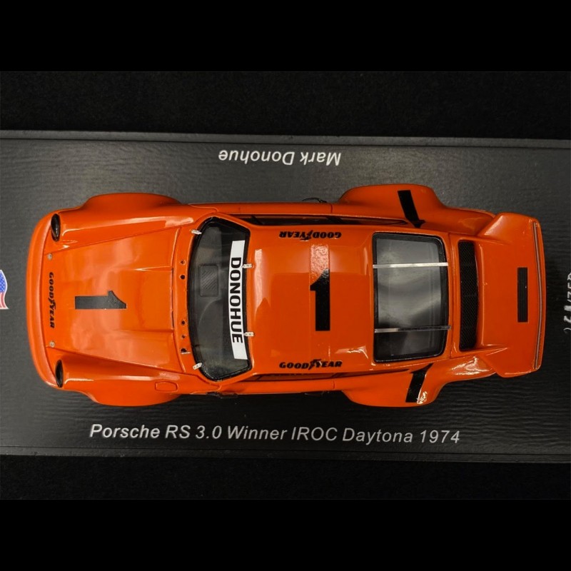 Porsche 911 RS 3 0 N 1 Vainqueur IROC Daytona 1974 1 43 Spark US142