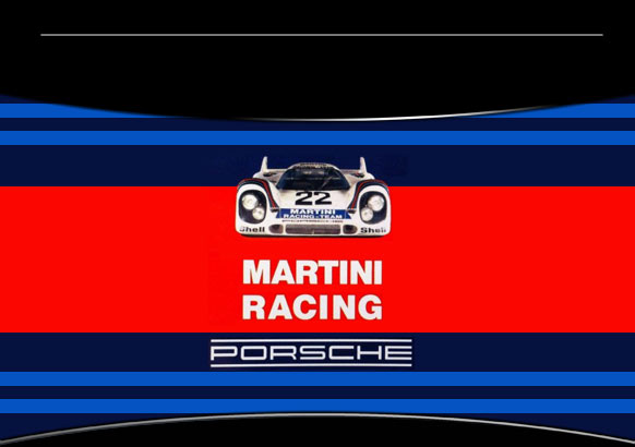 Autocollants Porsche Martini Racing