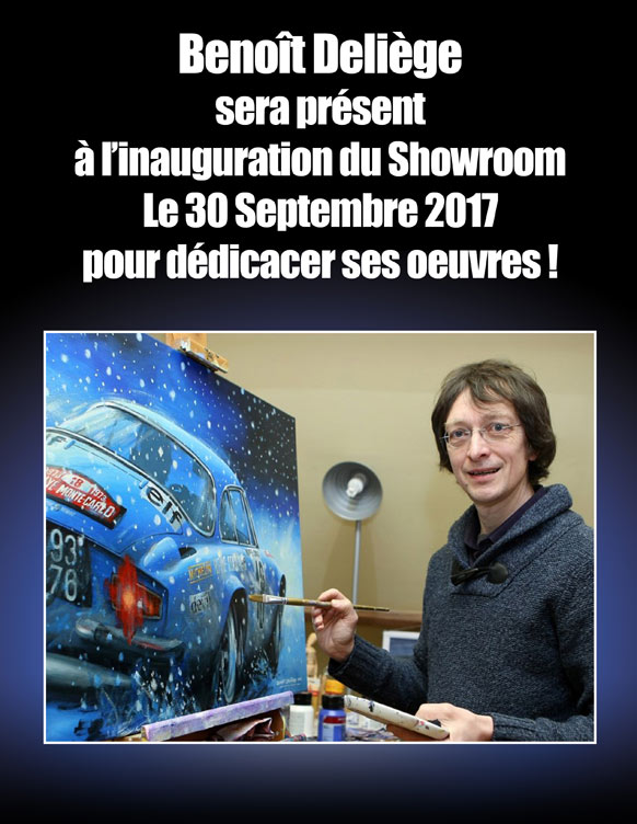 Benoît Deliège à l'Inauguration du Showroom le 30 Septembre 2017