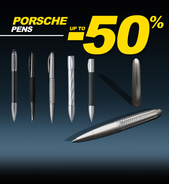 Porsche Pens : up to -50% Discount