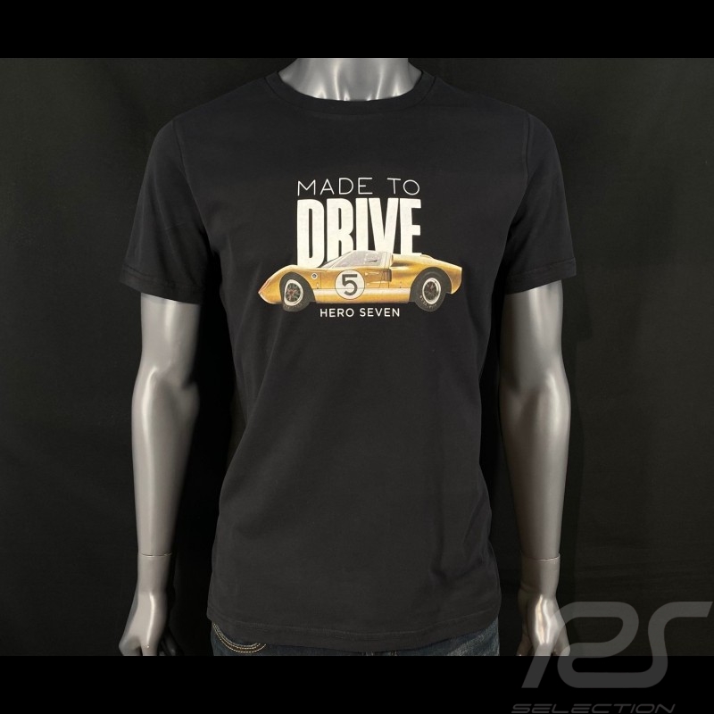 Ford T-shirt  GT40 n° 5 Mk One Black Hero Seven - Men