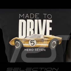 Ford T-shirt GT40 n° 5 Mk One Schwarz Hero Seven - Herren