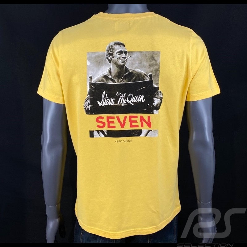 McQueen T-shirt Cinema Yellow Hero Seven - Men