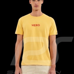 T-shirt Steve McQueen Cinéma Jaune Hero Seven - Homme