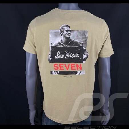 McQueen T-shirt Cinema Khaki Hero Seven - Men