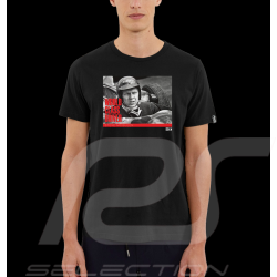 T-shirt Steve McQueen American Driver Noir Hero Seven - Homme