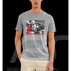 McQueen T-shirt American Driver Grau Hero Seven - Herren