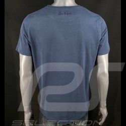 T-shirt Steve McQueen - Jacqueline Bleu Marine Hero Seven - Homme