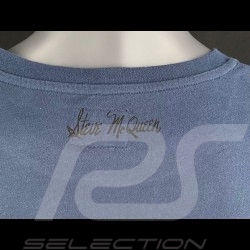 T-shirt Steve McQueen - Jacqueline Bleu Marine Hero Seven - Homme