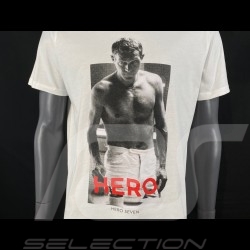 T-shirt Steve McQueen Breakfast Blanc Hero Seven - Homme