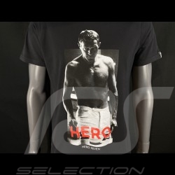 T-shirt Steve McQueen Breakfast Noir Hero Seven - Homme