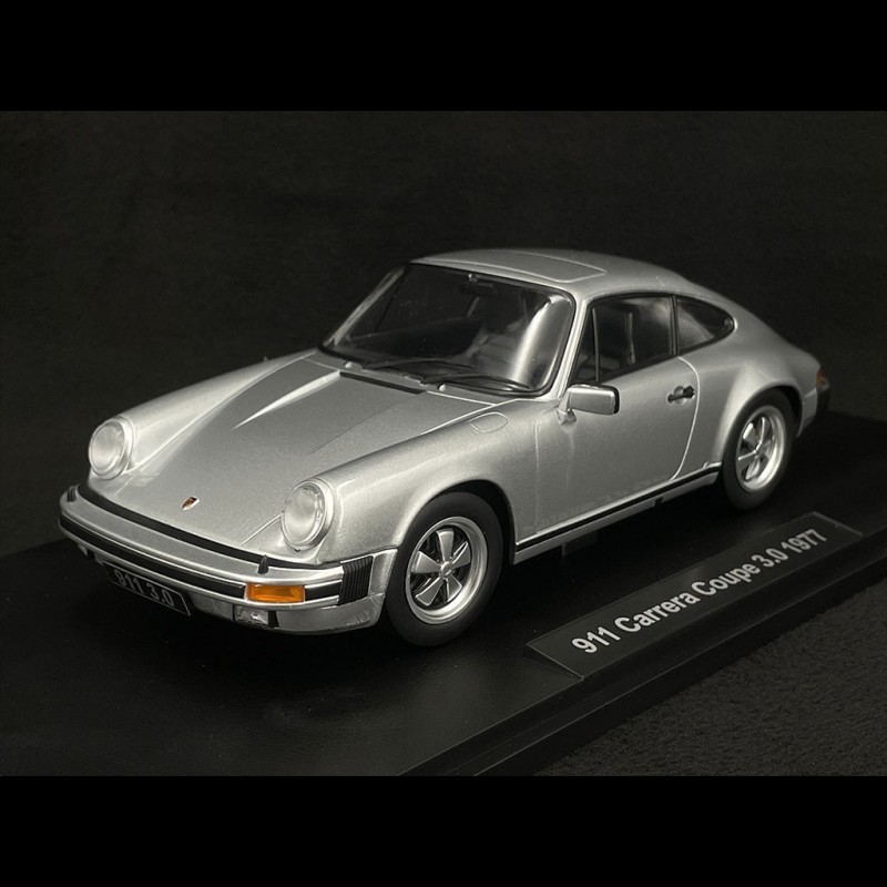Porsche 911 3.0 SC Carrera Coupe 1977-1983 Metallic Silver 1/18 KK