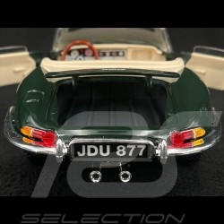 Jaguar Type E Cabrio 1961 British Racing Green 1/18 Bburago 12046