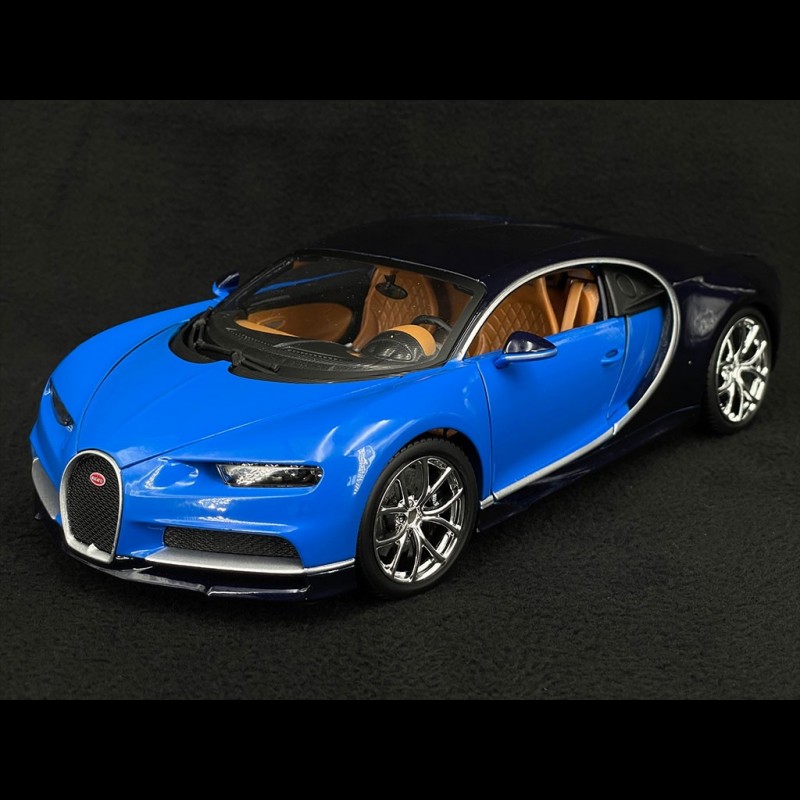 Voiture Bburago Bugatti Chiron 1:18 Bleu - Voiture - Achat & prix