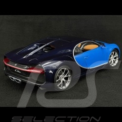Bugatti Chiron 2018 French Blue / Dark Blue 1/18 Bburago 11040