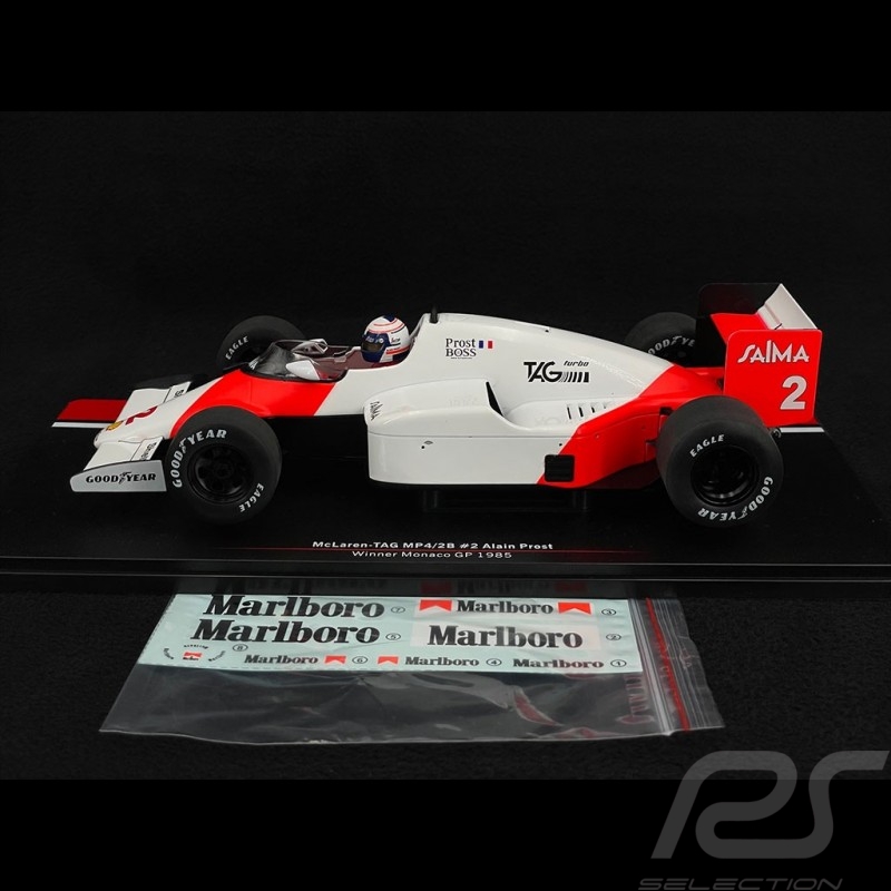 McLaren TAG MP4/2B F1 n°2 Alain Prost Sieger GP Monaco 1985 1/18 MCG MCG18606 McLaren TAG MP4/2B F1 n°2 Alain Prost Sieger GP Monaco 1985 1/18 MCG MCG18606