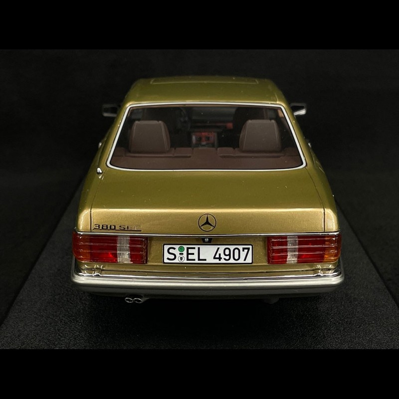 Mercedes-Benz S-Class 380 SEC Coupe 1982 Champagne Metallic 1/18 Cult Scale  CML075-3