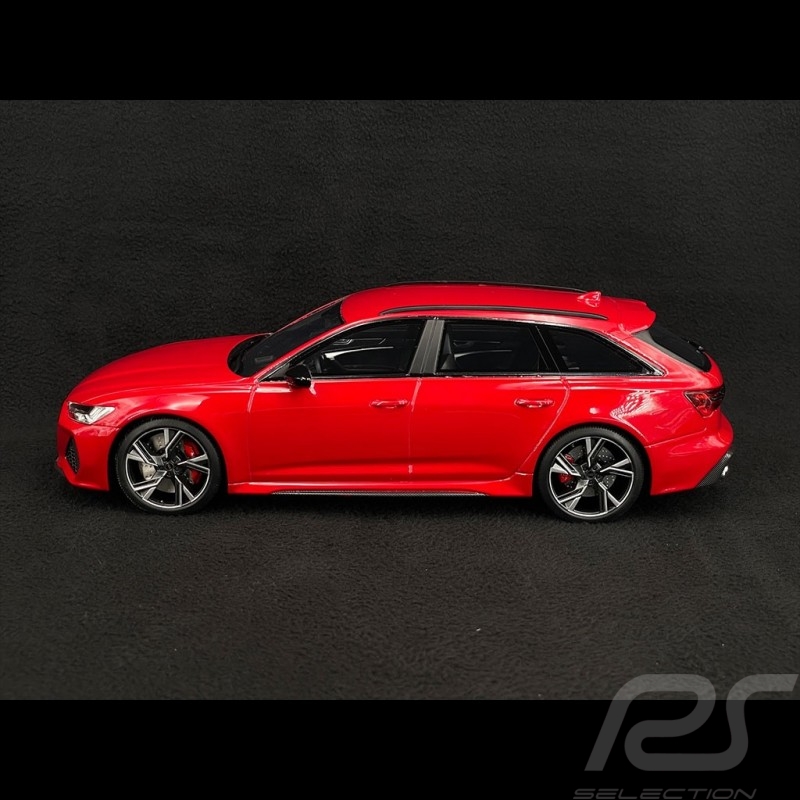 Audi RS 6 2020 Rouge Tango - Noir Carbon 1/18 Top Speed TS0327