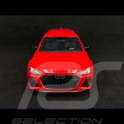 Audi RS 6 2020 Rouge Tango - Noir Carbon 1/18 Top Speed TS0327