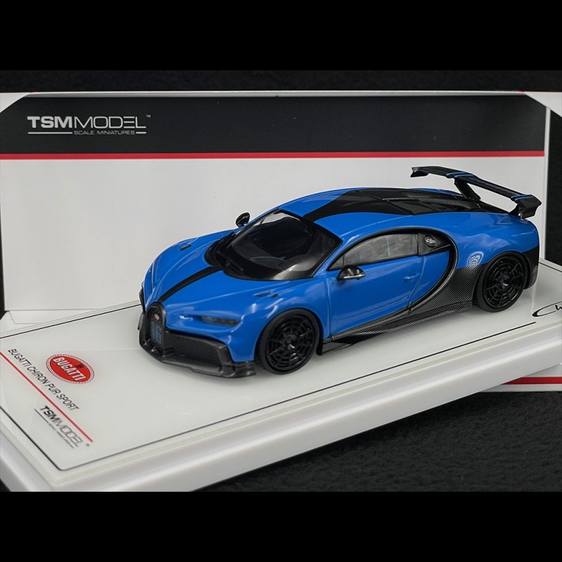 Bugatti Chiron Pur Sport 2016 French Blue / Black 1/43 TSM TSM430574