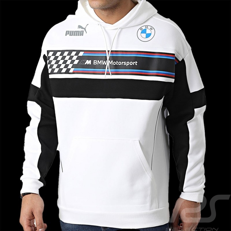 BMW Sweatshirt Motorsport MMS Puma Hoodies Weiß - Herren 533323-02