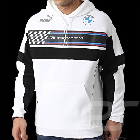 Sweatshirt BMW Motorsport Puma Hoodies à Capuche Blanc - Homme 533323-02