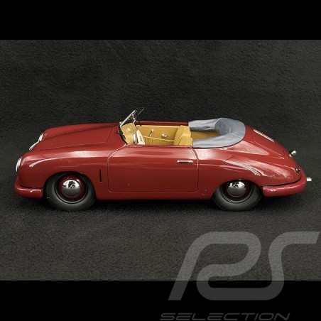 Porsche 356 Cabriolet 1951 Gmünd Pascha Red 1/18 Schuco 450025800