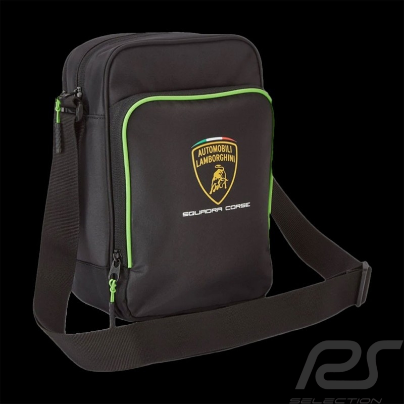 Lamborghini Umhängetasche schwarz / grün LB14SB