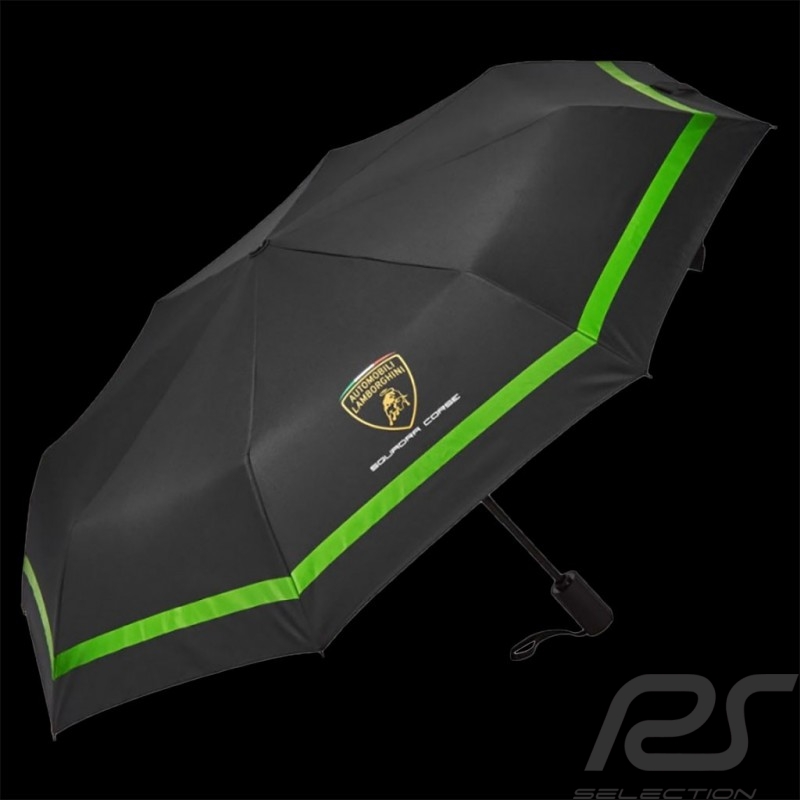 Compact Umbrella Lamborghini Black / Green LB14U2-100