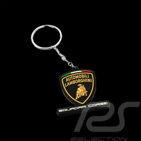 Lamborghini Schlüsselanhänger mit Wappen Schwarz LC283004