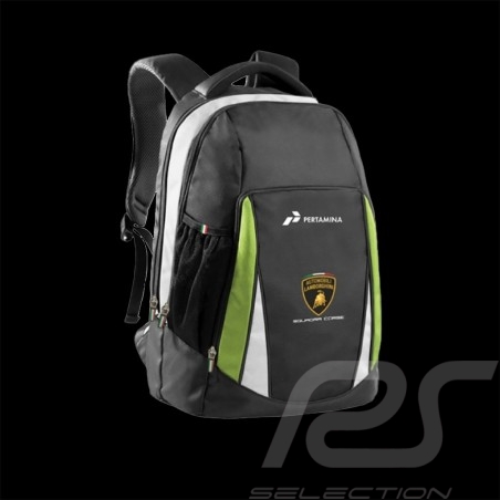 Lamborghini Pertamina Backpack Black / White / Green LC283304