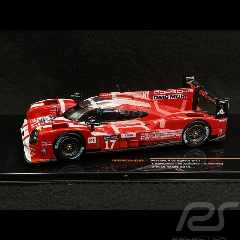 Porsche 919 Hybrid n°17 2nd 24h Le Mans 2015 1/43 Ixo Models SP919-4305