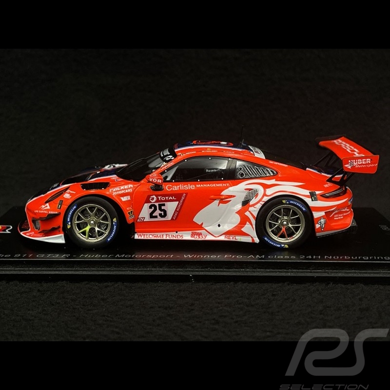Porsche 911 GT3 R Type 991 n°25 Vainqueur 24h Nürburgring 2020 1/43 Spark SG694