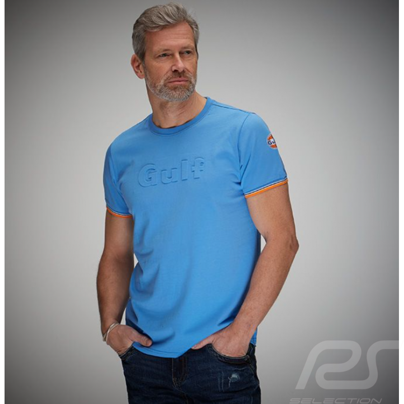 Gulf T-shirt 3D-Effekt Cobaltblau - herren
