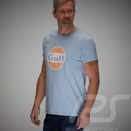 T-shirt Gulf Vintage Bleu Gulf - homme