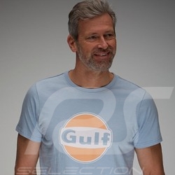 T-shirt Gulf Vintage Bleu Gulf - homme