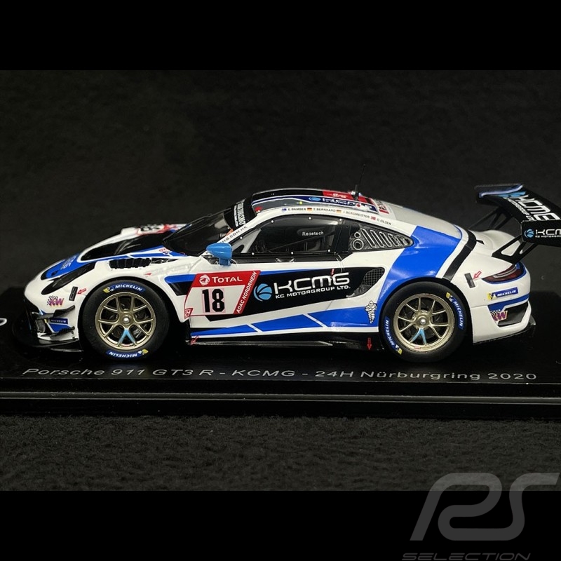 Porsche 911 GT3 R Type 991 n°18 24h Nürburgring 2020 1/43 Spark SG692