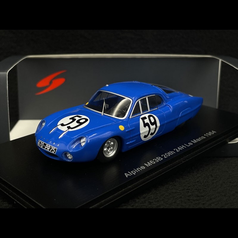 Spark - M64 Le Mans 1964 Alpine, S5680 Miniature Vehicle, Scale 1/43