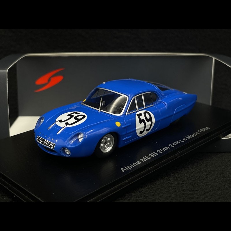 Alpine M63B n°59 24h Le Mans 1964 1/43 Spark S5684