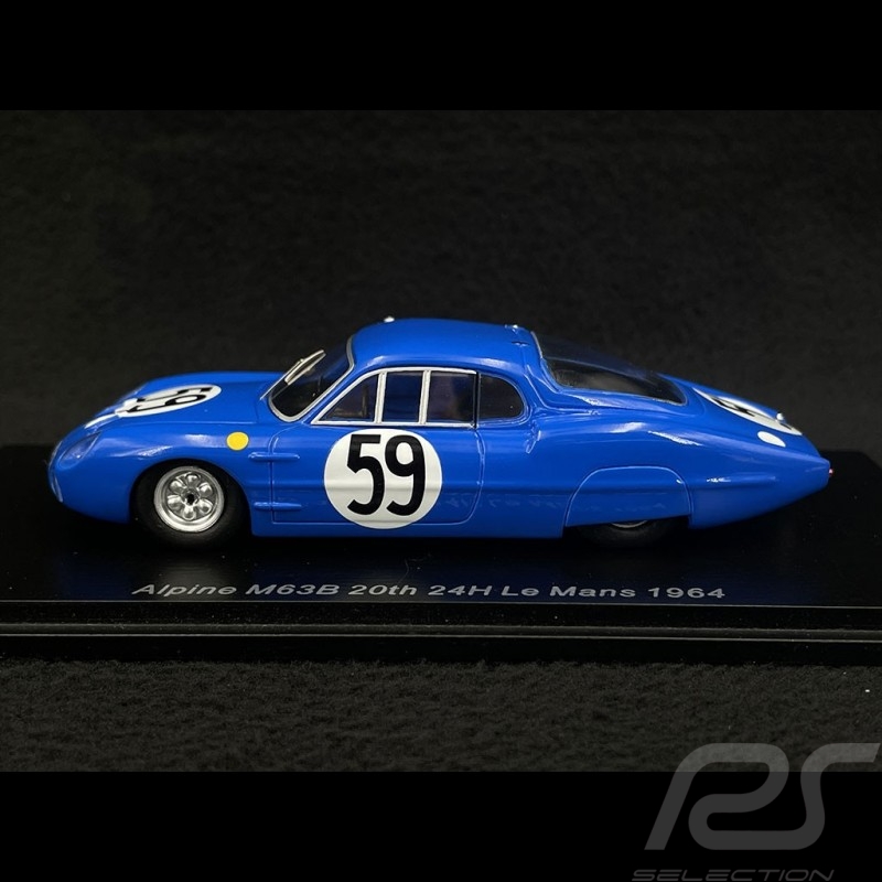 Alpine M63B n°59 24h Le Mans 1964 1/43 Spark S5684