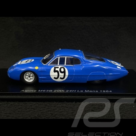 Alpine M63B n°59 24h Le Mans 1964 1/43 Spark S5684