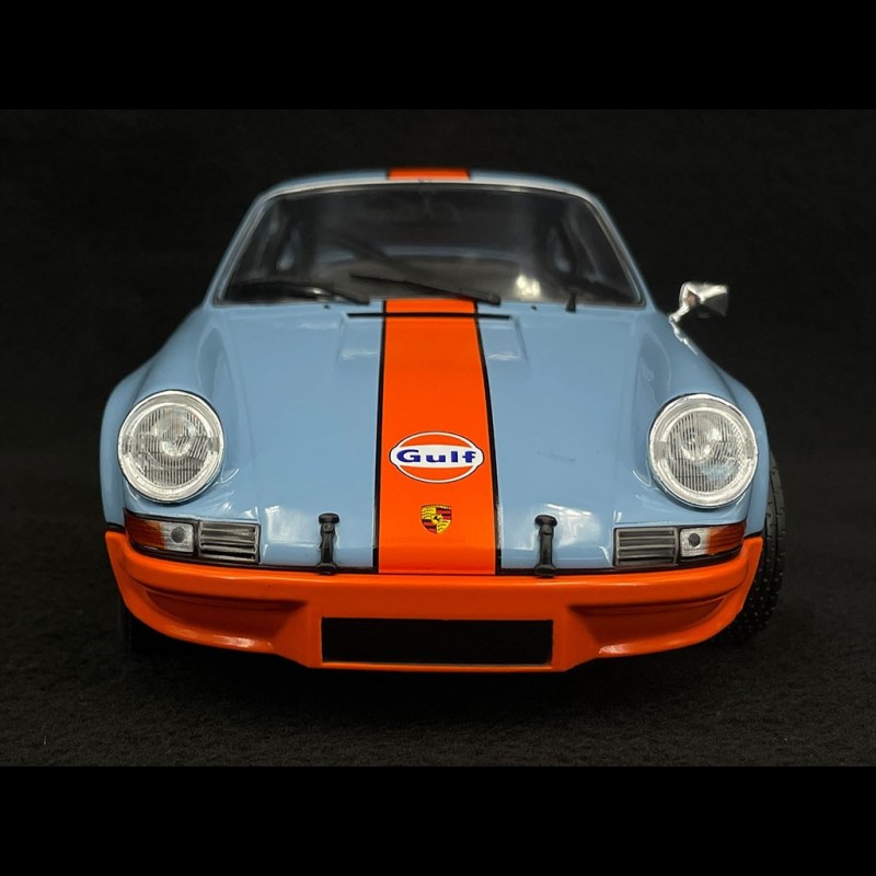 Solido 1973 Porsche 911 Rsr - Gulf Colours Car Model 1/18 Model